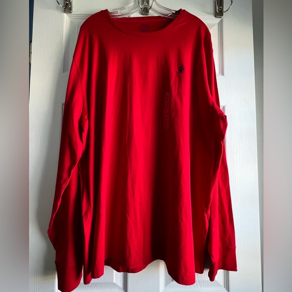 Polo by Ralph Lauren Red Men’s XXL Long Sleeve T-Shirt - Picture 1 of 9